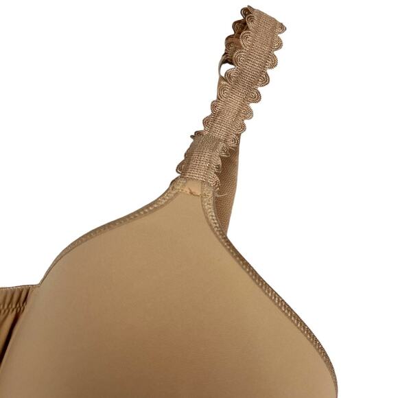 Le Mystere Renaissance Carina Bra Nude Tan Seamless Contour Scalloped Womens 42B - Picture 11 of 12